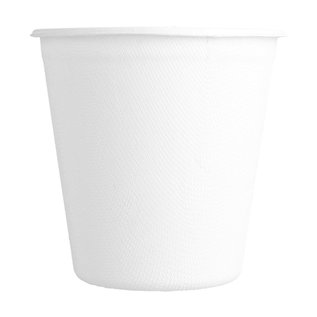 GOBELETS 'BIONIC' 370 ML Ø 9,3x9,2 CM BLANC BAGASSE (800 UNITÉ)
