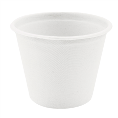 Image BOLS 'BIONIC' 425 ML Ø 10,5x8,3 CM BLANC BAGASSE (600 UNITÉ) #1