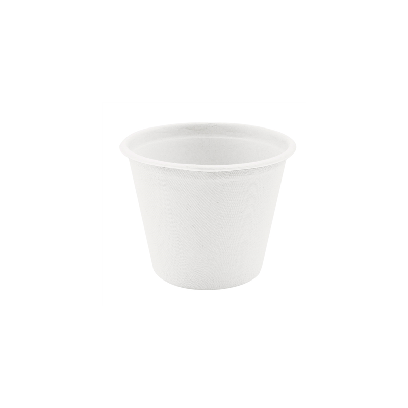BOLS 'BIONIC' 425 ML Ø 10,5x8,3 CM BLANC BAGASSE (600 UNITÉ)