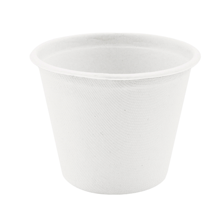 Image BOLS 'BIONIC' 425 ML Ø 10,5x8,3 CM BLANC BAGASSE (600 UNITÉ) #1