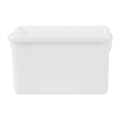 RÉCIPIENTS MULTI-USAGES 8,5x6,5x5 CM BLANC PS (1 UNITÉ)