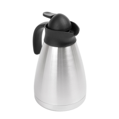 Image THERMO METALLIC "LUSTER" 1 L 14,3x14,3xx24 CM ARGENTE INOX (1 UNITÉ) #1