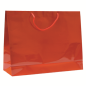 Image SAC BOUTIQUE ANSES CORDON  150 G/M2 40+15x32 CM ROUGE CELLULOSE (100 UNITÉ) #1