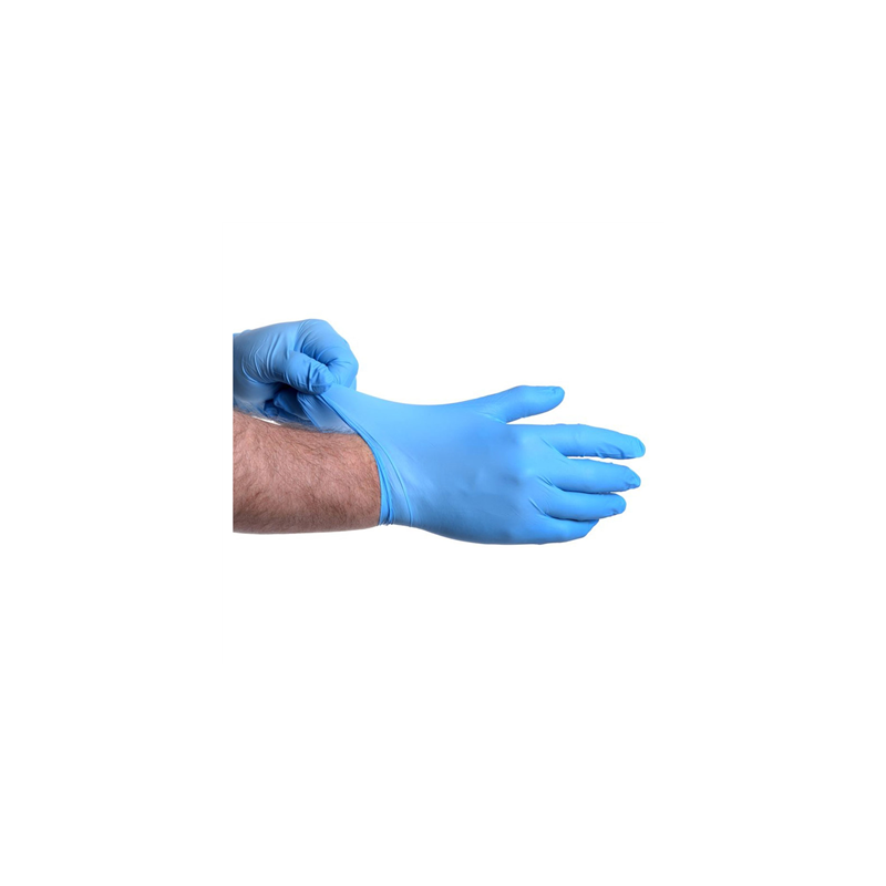 GANTS  SIZE: M BLEU NITRILE (100 UNITÉ)