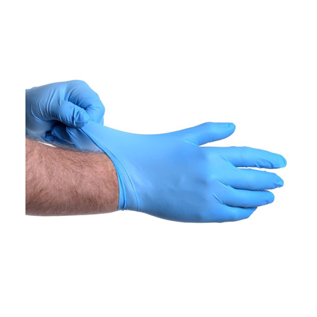 Image GANTS  SIZE: L BLEU NITRILE (100 UNITÉ) #1