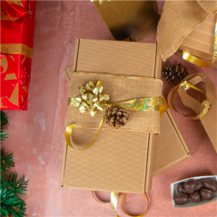 Image 30 U. COFFRETS 2 BOUTEILLES  34x18,5x9 CM NATUREL KRAFT (1 UNITÉ) #6