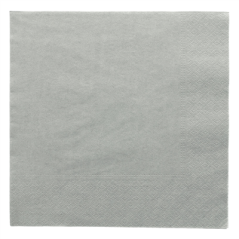 Image SERVIETTES ECOLABEL 2 PLIS  18 G/M2 39x39 CM GRIS OUATE (1600 UNITÉ) #1