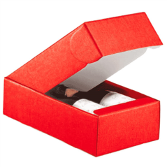 Image 30 U. COFFRETS 2 BOUTEILLES  34x18,5x9 CM ROUGE CARTON (30 UNITÉ) #1