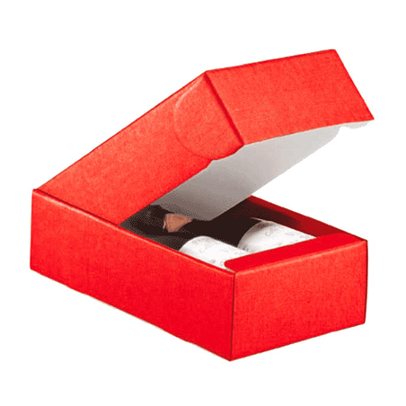 Image 30 U. COFFRETS 2 BOUTEILLES  34x18,5x9 CM ROUGE CARTON (30 UNITÉ) #1