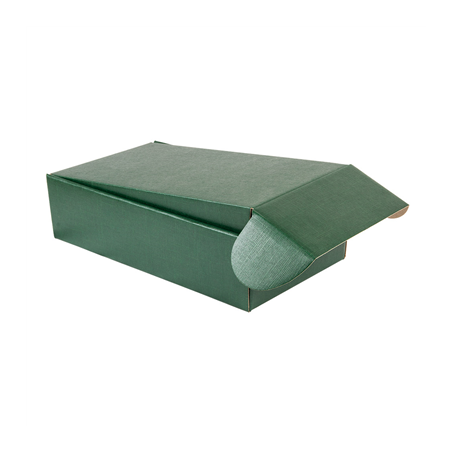 30 U. COFFRETS 2 BOUTEILLES  34x18,5x9 CM VERT CARTON (1 UNITÉ)