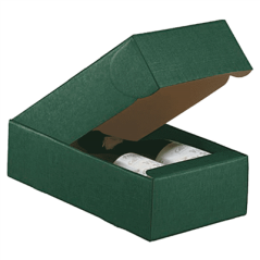 Image 30 U. COFFRETS 2 BOUTEILLES  34x18,5x9 CM VERT CARTON (1 UNITÉ) #6