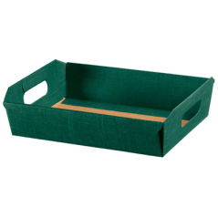 Image 3 U. CORBEILLES 40x30x12 CM VERT CARTON (30 UNITÉ) #1