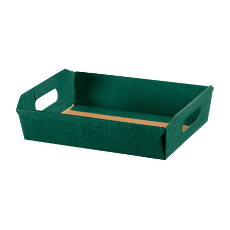 Image 3 U. CORBEILLES  40x30x12 CM VERT CARTON (30 UNITÉ) #1