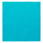Image SERVIETTES ECOLABEL 2 PLIS  18 G/M2 39x39 CM BLEU TURQUOISE OUATE (1600 UNITÉ) #1