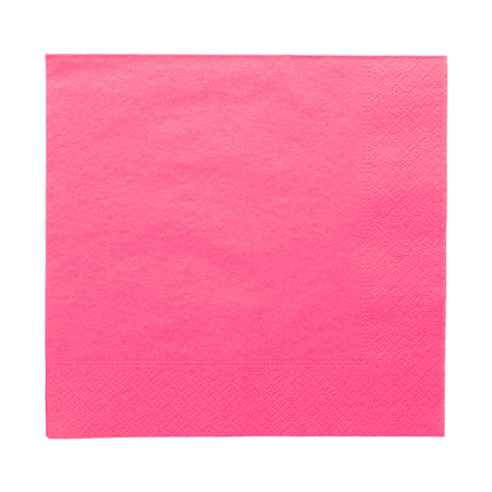 Image SERVIETTES ECOLABEL 2 PLIS  18 G/M2 39x39 CM FUCHSIA OUATE (1600 UNITÉ) #1