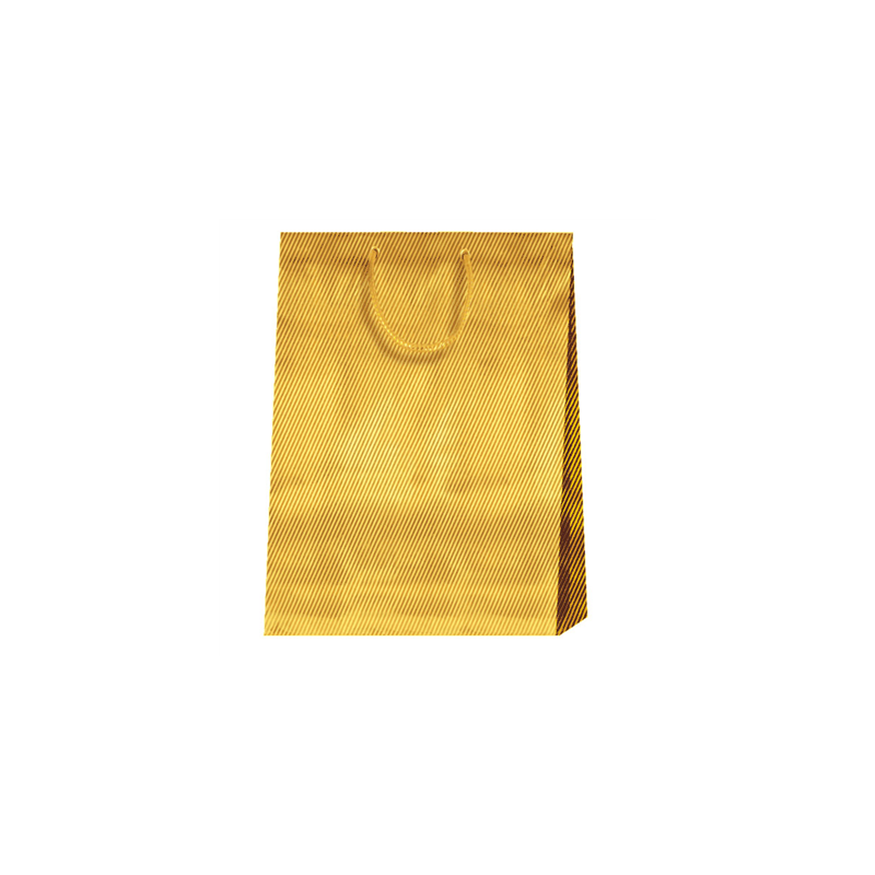 10 U. SACS SOS LARGE 'EL DORADO' 150 G/M2 26,4x13,6x32,7 CM DORE CELLULOSE (1 UNITÉ)