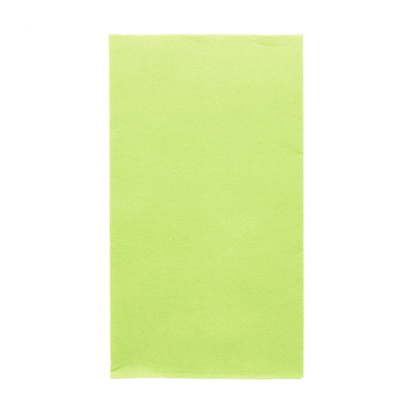 Image SERVIETTES ECOLABEL P. 1/6 'DOUBLE POINT' 18 G/M2 33x40 CM VERT ANIS OUATE (2000 UNITÉ) #1