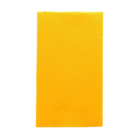 Image SERVIETTES ECOLABEL P. 1/6 'DOUBLE POINT' 18 G/M2 33x40 CM JAUNE SOLEIL OUATE (2000 UNITÉ) #1