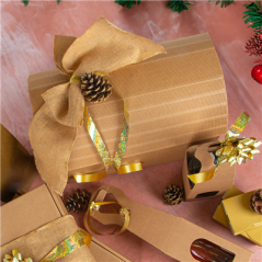 20 U. COFFRETS 'EL DORADO' 38x23x25 CM OR CARTON (1 UNITÉ)