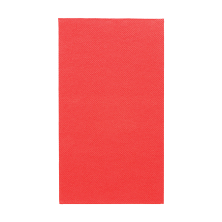 Image SERVIETTES ECOLABEL P. 1/6 'DOUBLE POINT' 18 G/M2 33x40 CM ROUGE OUATE (2000 UNITÉ) #1