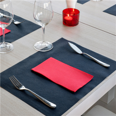 Image SERVIETTES ECOLABEL P. 1/6 'DOUBLE POINT' 18 G/M2 33x40 CM ROUGE OUATE (2000 UNITÉ) #3