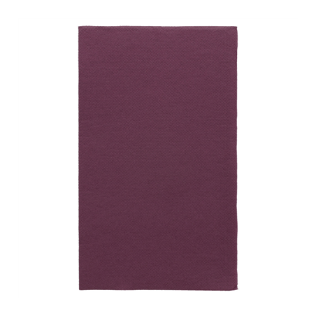 Image SERVIETTES ECOLABEL P. 1/6 'DOUBLE POINT' 18 G/M2 33x40 CM PRUNE OUATE (2000 UNITÉ) #1