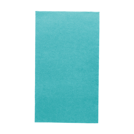 Image SERVIETTES ECOLABEL P. 1/6 'DOUBLE POINT' 18 G/M2 33x40 CM BLEU TURQUOISE OUATE (2000 UNITÉ) #1