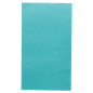 Image SERVIETTES ECOLABEL P. 1/6 'DOUBLE POINT' 18 G/M2 33x40 CM BLEU TURQUOISE OUATE (2000 UNITÉ) #1