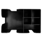 "BAR CADDY" 24x14,5x10,5 CM NOIR PLASTIQUE (1 UNITÉ) Image "BAR CADDY" 24x14,5x10,5 CM NOIR PLASTIQUE (1 UNITÉ) #3