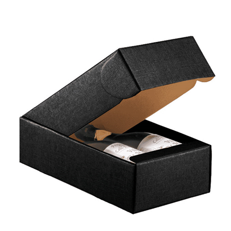 Image 30 U. COFFRETS 2 BOUTEILLES  34x18,5x9 CM NOIR CARTON (30 UNITÉ) #1