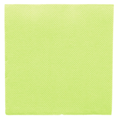 Image SERVIETTES ECOLABEL 'DOUBLE POINT' 18 G/M2 20x20 CM VERT ANIS OUATE (2400 UNITÉ) #1