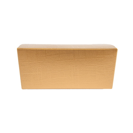 100 U. BOÎTES 'BALLOTIN' 250 GR 11,5x7,5x5 CM DORE CARTON (1 UNITÉ)
