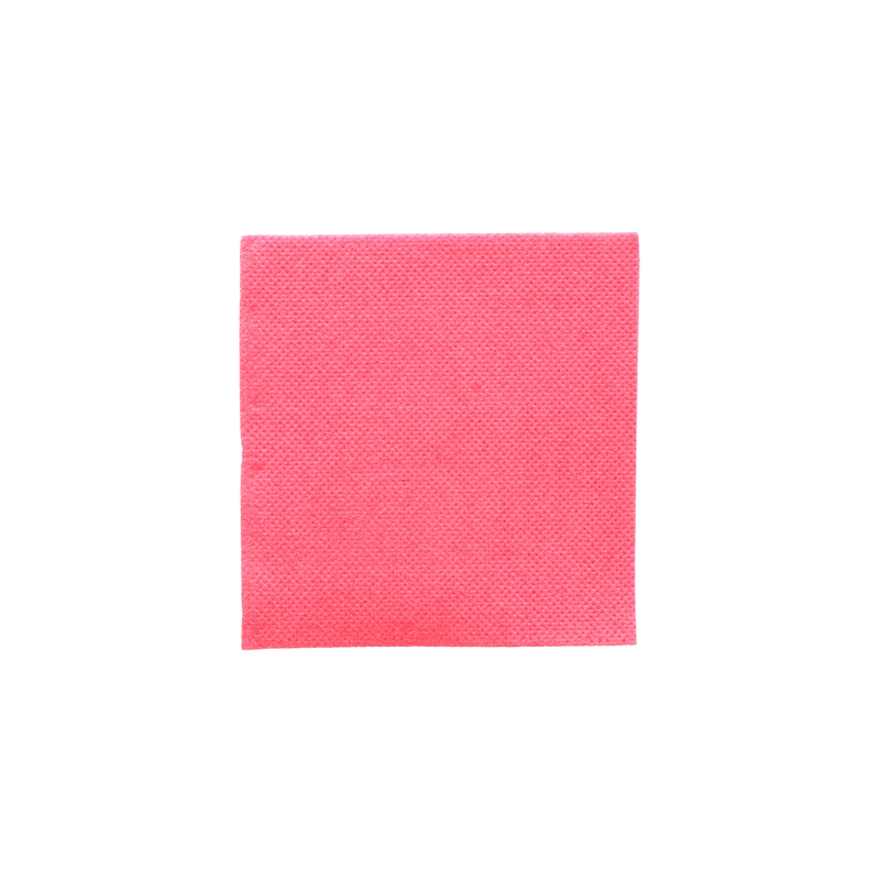 SERVIETTES ECOLABEL 'DOUBLE POINT' 18 G/M2 20x20 CM FUCHSIA OUATE (2400 UNITÉ)