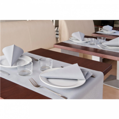 SERVIETTES 55 G/M2 40x40 CM GRIS AIRLAID (700 UNITÉ)