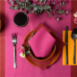 Image SERVIETTES  55 G/M2 40x40 CM FUCHSIA AIRLAID (700 UNITÉ) #5