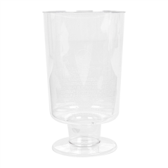 VERRES INJECTÉS XERES 95 ML Ø 4,8x8,5 CM TRANSPARENT CRISTAL PS (600 UNITÉ)