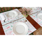 Image SETS DE TABLE 'PIZZA' 48 G/M2 31x43 CM BLANC CELLULOSE (2000 UNITÉ) #2