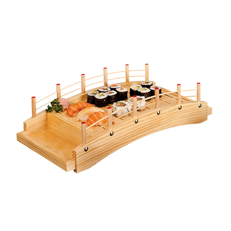 Image PONT FRUITS DE MER  43x21,5x12,5 CM NATUREL BOIS (1 UNITÉ) #1