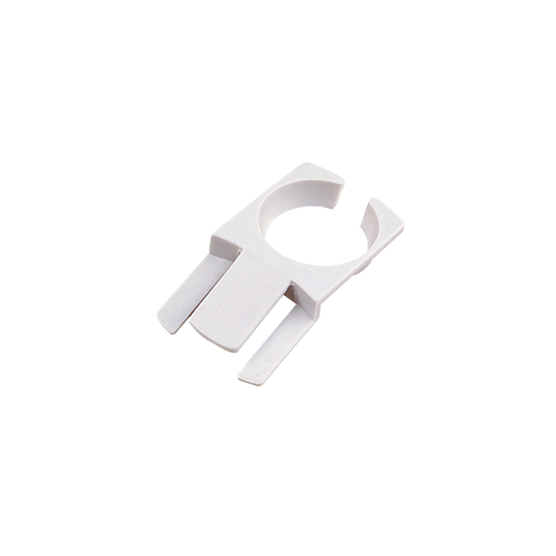 PORTE-VERRES POUR FIXER À L'ASSIETTE  7,5x4,2 CM BLANC PLASTIQUE (200 UNITÉ)
