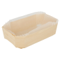 Image 400 U. BARQUETTES BOIS + MOULES SILICONÉS 400 ML 14x9x4,5 CM NATUREL BOIS (400 UNITÉ) #1