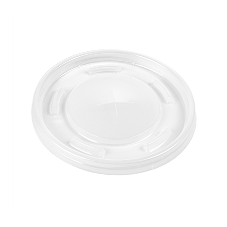 Image COUVERCLES POUR GOBELETS RÉFS. 229.09/252.31  Ø 8 CM TRANSLUCIDE PS (2000 UNITÉ) #1