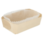 Image 300 U. BARQUETTES BOIS + MOULES SILICONÉS 800 ML 18,5x11,5x5,5 CM NATUREL BOIS (300 UNITÉ) #1
