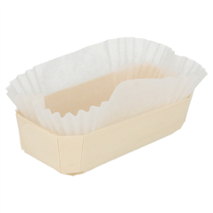 Image 700 U. BARQUETTES BOIS + MOULES SILICONÉS 150 ML 12x6x3,5 CM NATUREL BOIS (700 UNITÉ) #1