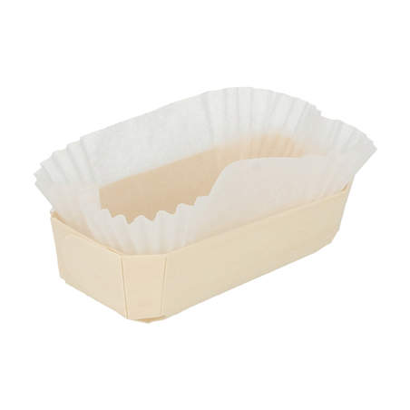 Image 700 U. BARQUETTES BOIS + MOULES SILICONÉS 150 ML 12x6x3,5 CM NATUREL BOIS (700 UNITÉ) #1