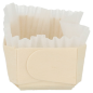 Image 700 U. BARQUETTES BOIS + MOULES SILICONÉS 150 ML 12x6x3,5 CM NATUREL BOIS (700 UNITÉ) #3