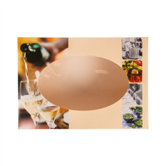 Image 50 U. CARTONS AUTOMONTABLES TRAITEUR AVEC FENÊTRE  325 G/M2 35x25x8 CM QUADRICHROMIE CARTON (50 UNITÉ) #3