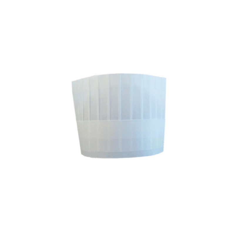 TOQUES AJUSTABLES CLASSIQUES  18 CM BLANC AIRLAID (10 UNITÉ)
