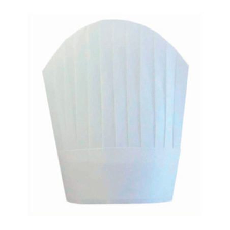 Image TOQUES CONTINENTAL CHEF'S "ROUND TOP"  26 CM BLANC AIRLAID (10 UNITÉ) #1