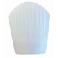 Image TOQUES CONTINENTAL CHEF'S "ROUND TOP"  26 CM BLANC AIRLAID (10 UNITÉ) #1