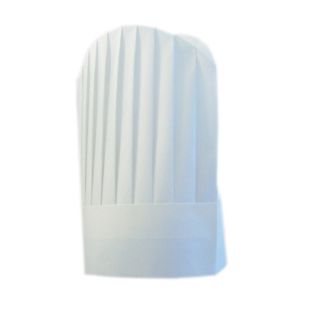 Image TOQUES CONTINENTAL CHEF'S "ROUND TOP"  31 CM BLANC AIRLAID (10 UNITÉ) #1